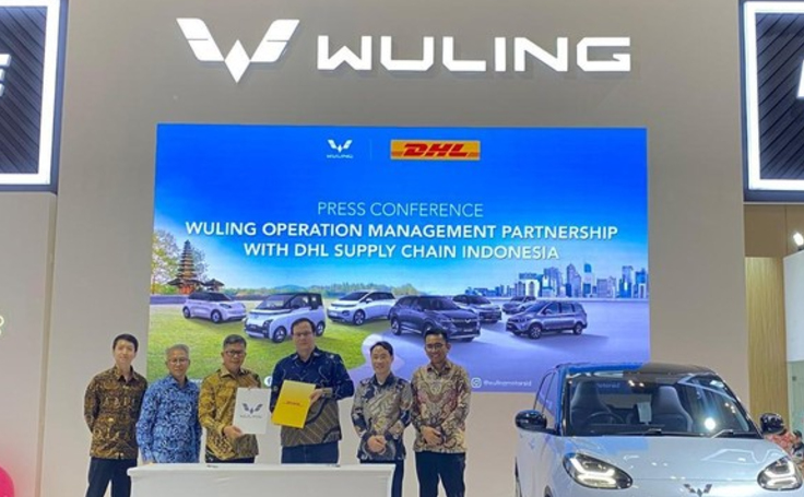 Wuling Gandeng DHL Distribusi Suku Cadang di Indonesia