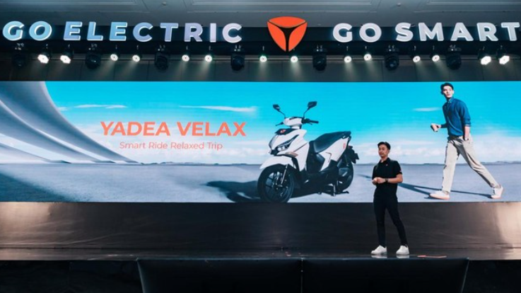 Yadea Resmi Luncurkan Velax, Motor Listrik yang Tahan Air